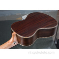 Hoogwaardige ukelele op maat met vishoutpatroon